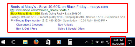 When running Cyber Monday PPC ads, make sure your Black Friday ads are no longer in rotation