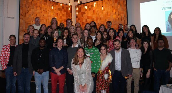 photo of the (un)Common Logic team at the 2022 holiday party