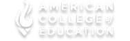 American College of Education logo for the top answer engine optimization company page
