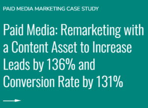 paid media marketing case study - paid media review page
