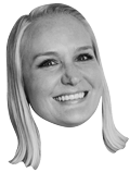 floating head image of alexis