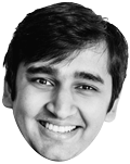 floating head image of pranav